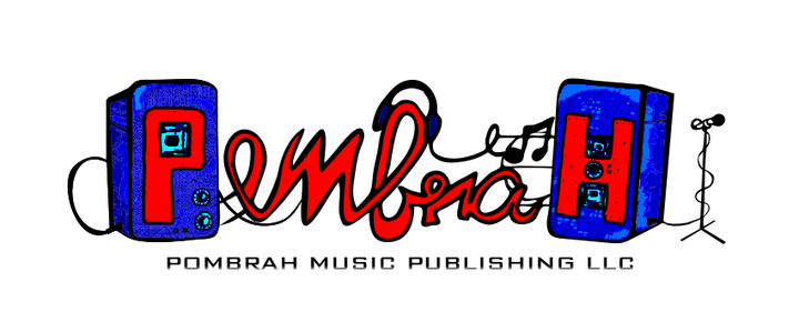 Pombrah launch logo: expressive character treatment