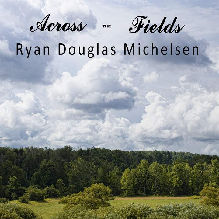 Across the Fields cover with a green landscape beneath large clouds