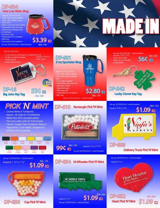 American Products flyer produced with brand-aligned layout